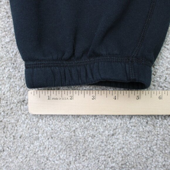 Nike Sweatpants Mens Medium Black Drawstring Fleece Swoosh Joggers w/ 32" inseam - Picture 5 of 12